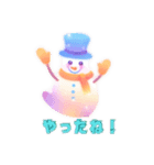 雪だるまくんの挨拶（個別スタンプ：7）