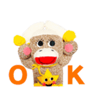 小愛老師のSOCK MONKEYスタンプ(第四弾)（個別スタンプ：3）