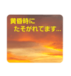 夕焼け雲の伝言板1(黄昏時のあれこれ！？)（個別スタンプ：31）