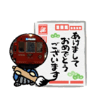 (鉄道車両スタンプ)お正月に使える！？（個別スタンプ：1）