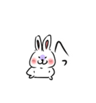言葉の悪いうさぎさん1（個別スタンプ：6）