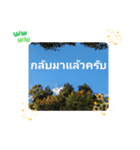 タイ語で日常会話を楽しもう観光名所の青天（個別スタンプ：18）