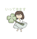 カラフルな女の子のLINEスタンプ（個別スタンプ：11）