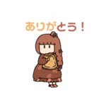 カラフルな女の子のLINEスタンプ（個別スタンプ：19）