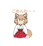 カラフルな女の子のLINEスタンプ（個別スタンプ：20）