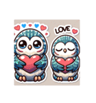 かわいいフクロウのLINEスタンプ #8（個別スタンプ：11）