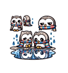 かわいいフクロウのLINEスタンプ #8（個別スタンプ：14）