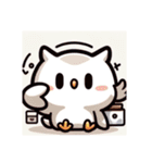 かわいいフクロウのLINEスタンプ #8（個別スタンプ：29）