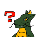 ドラゴンを描くのが苦手な人が描いた辰（個別スタンプ：2）