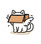 羽付きねこちゃん（個別スタンプ：3）