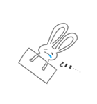 だかだようさぎ2（個別スタンプ：6）