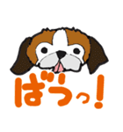 Everyone loves dogs ruff ruff（個別スタンプ：14）