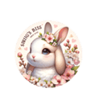 spring rabbit！！（個別スタンプ：15）