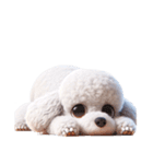 3D Art Dog Friends Toy Poodle Simple（個別スタンプ：29）