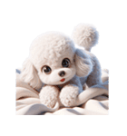 3D Art Dog Friends Toy Poodle Simple（個別スタンプ：39）