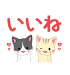 飛び出す！ちびにゃんこ4[でか文字]（個別スタンプ：10）