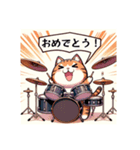 ドラムネコ Drum Cat [Revised edition]（個別スタンプ：5）