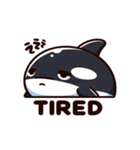 シャチの感情: かわいいスタンプ（個別スタンプ：6）