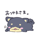 黒柴サブちゃんのひたすらにかわいい日常（個別スタンプ：13）