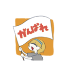 猫顔単眼スタンプ（個別スタンプ：4）