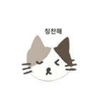 ねこちゃんスタンプ2（韓国語・ハングル）（個別スタンプ：2）