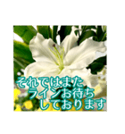 敬語でユリを添えて（個別スタンプ：40）