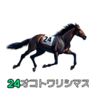 ⚫架空の競走馬で日常会話（個別スタンプ：24）