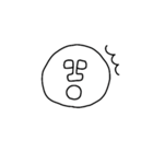 MUの顔文字スタンプ（個別スタンプ：4）