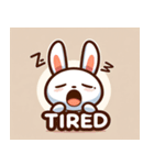 『うさぎの日常 H』（個別スタンプ：1）