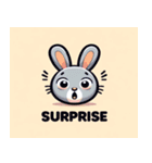 『うさぎの日常 H』（個別スタンプ：3）