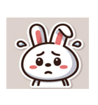 『うさぎの日常 H』（個別スタンプ：8）
