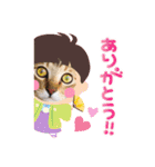 猫スタンプ♡挨拶♡日常♡家族♡友達♡面白（個別スタンプ：5）