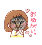 猫スタンプ♡挨拶♡日常♡家族♡友達♡面白（個別スタンプ：7）