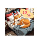 キュートな柴犬ベビーの生活Ver2(にほんご)（個別スタンプ：12）