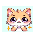 ブタ猫のほのぼの日常（個別スタンプ：4）
