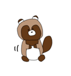 たぬきのゆるーいスタンプ（個別スタンプ：2）