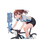 ロードバイクの天使たち（個別スタンプ：5）