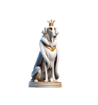 3D Art Dog Friends Borzoi Simple（個別スタンプ：25）