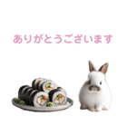 うさぎと料理（個別スタンプ：16）