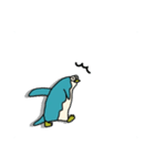 Zoo〜っと友達！ペンギン編（フォントver）（個別スタンプ：17）
