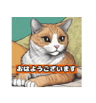 猫と挨拶 日常会話編（個別スタンプ：32）