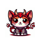 悪魔の猫に呪われてください 3（個別スタンプ：11）