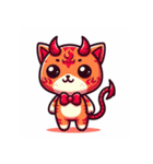 悪魔の猫に呪われてください 3（個別スタンプ：14）