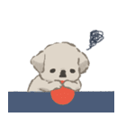 犬っ子ペロ〈愛がいっぱい:茶〉（個別スタンプ：36）
