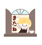 【カフェ女子】ラテちゃん♡毎日使える敬語（個別スタンプ：28）
