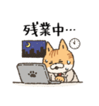 【敬語】ねこ社員（個別スタンプ：40）