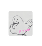 鳥さんの褒め表情（個別スタンプ：3）
