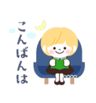 【カフェ女子】ラテちゃん♡名前入力OK（個別スタンプ：9）