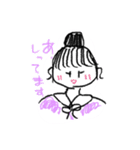 むらさきってかわいいよね（個別スタンプ：24）
