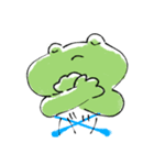 ゆるかえる_cute frog（個別スタンプ：19）